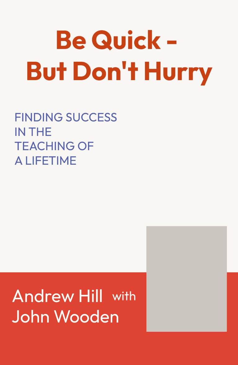 Image for "Be Quick - But Don't Hurry" philosopher note