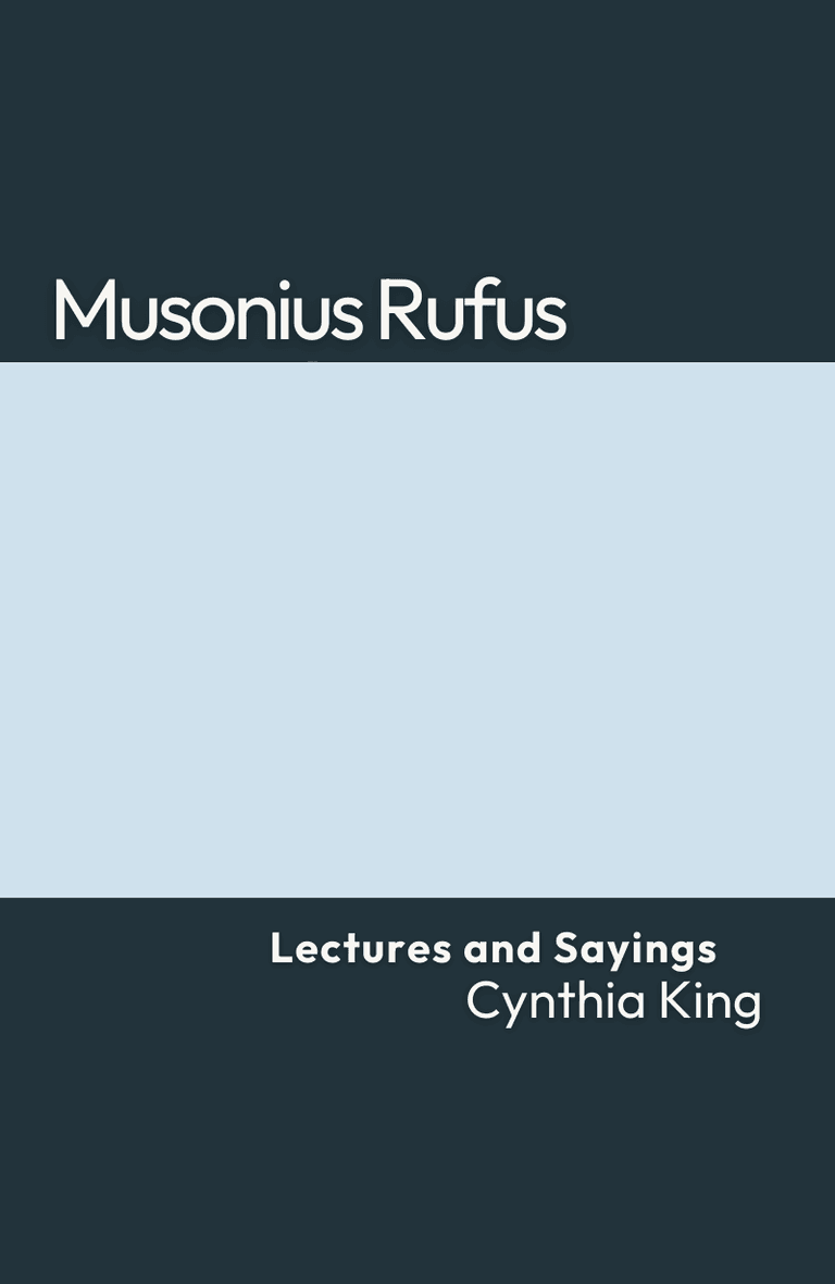 Image for "Musonius Rufus" philosopher note