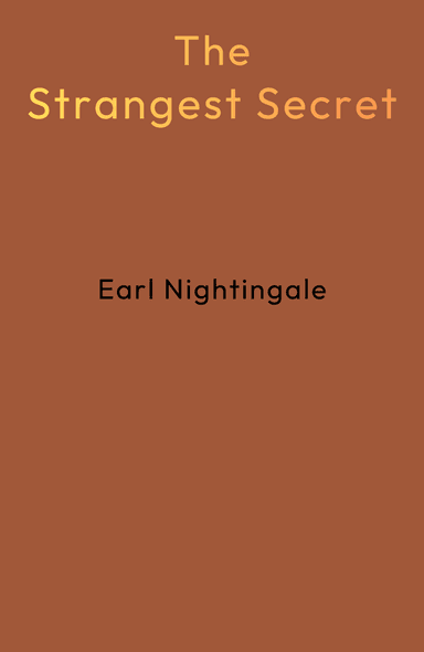 Image for "The Strangest Secret" philosopher note