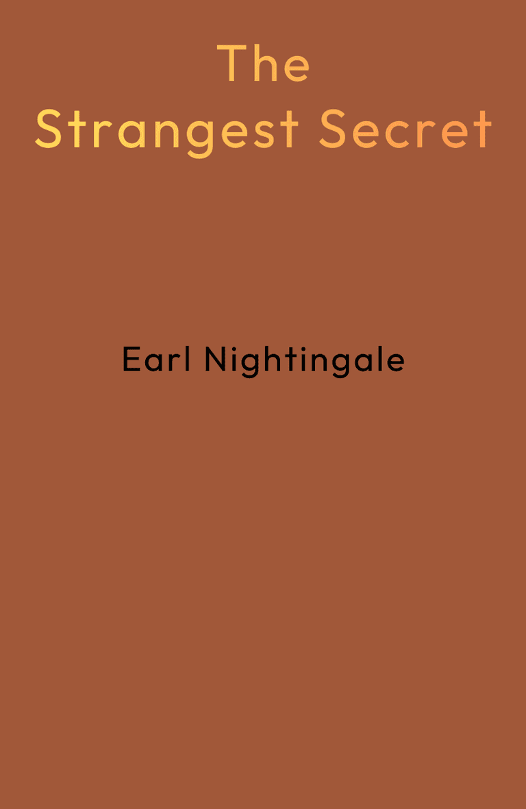 Image for "The Strangest Secret" philosopher note