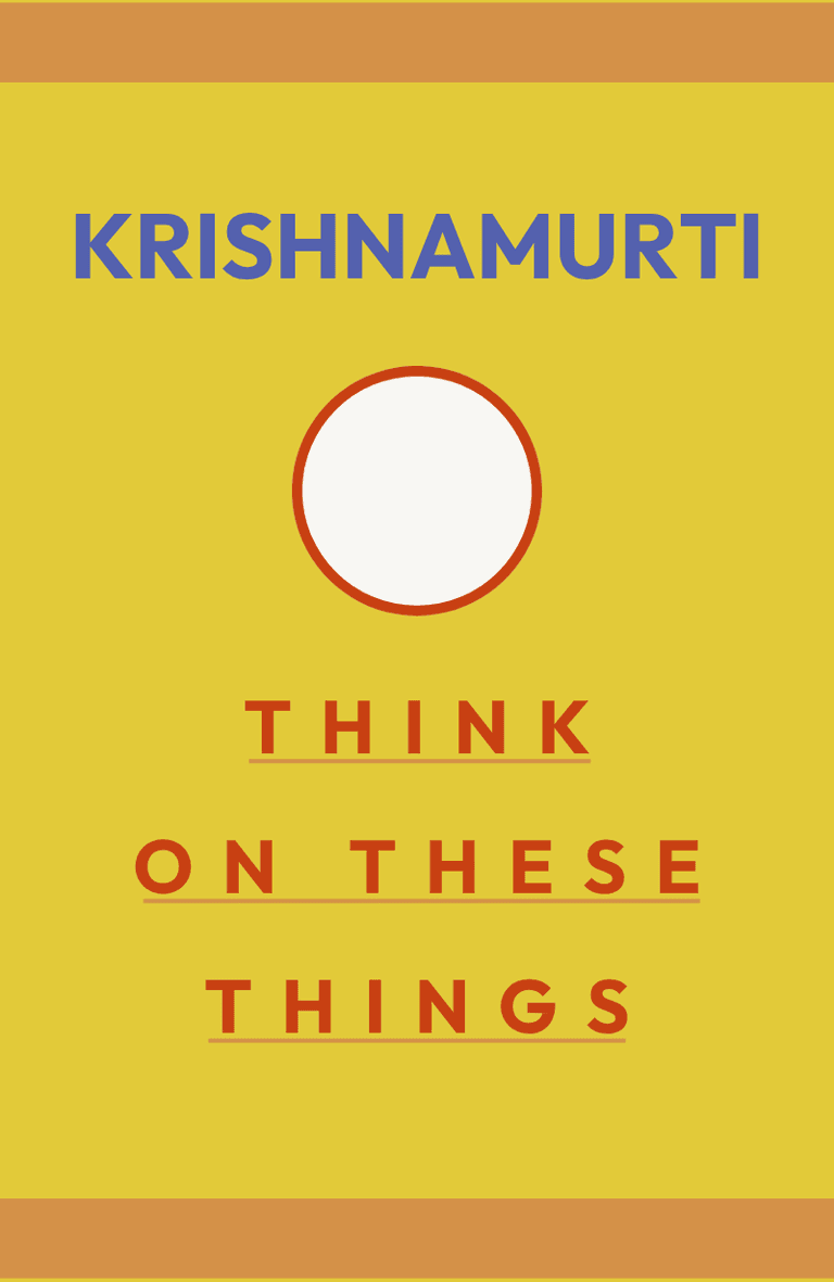 Image for "Think on These Things" philosopher note
