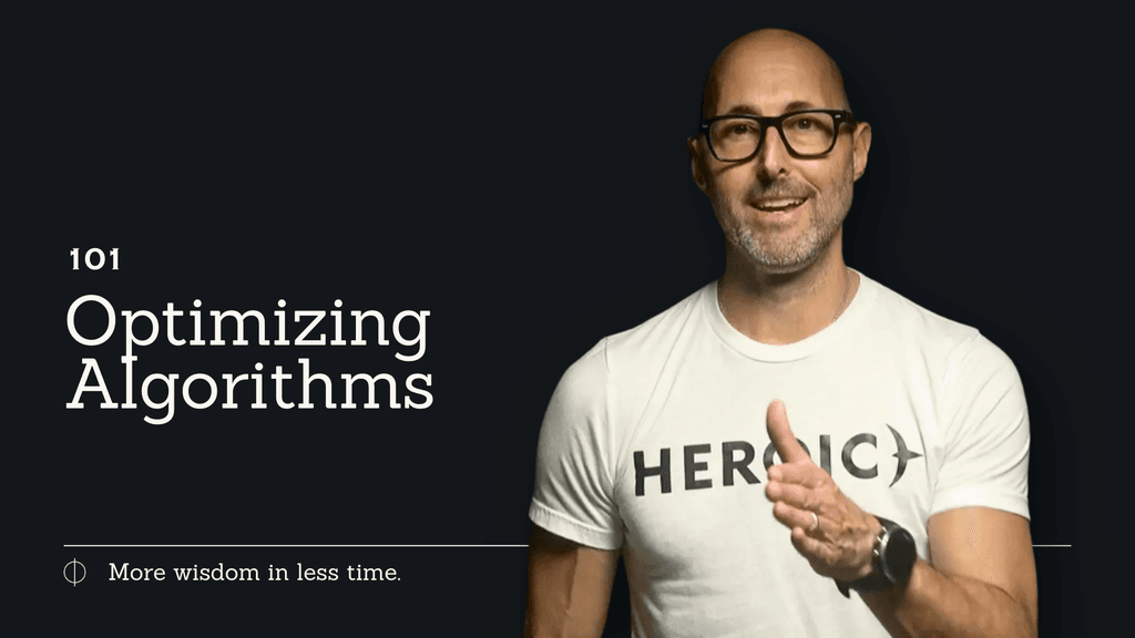 Optimizing Algorithms 101