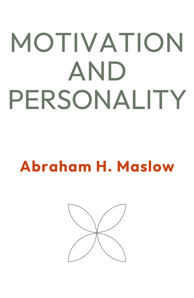 Image for "Motivation and Personality" philosopher note