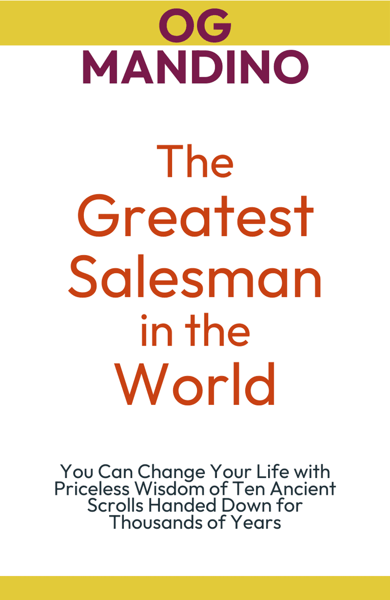 Image for "The Greatest Salesman in the World" philosopher note