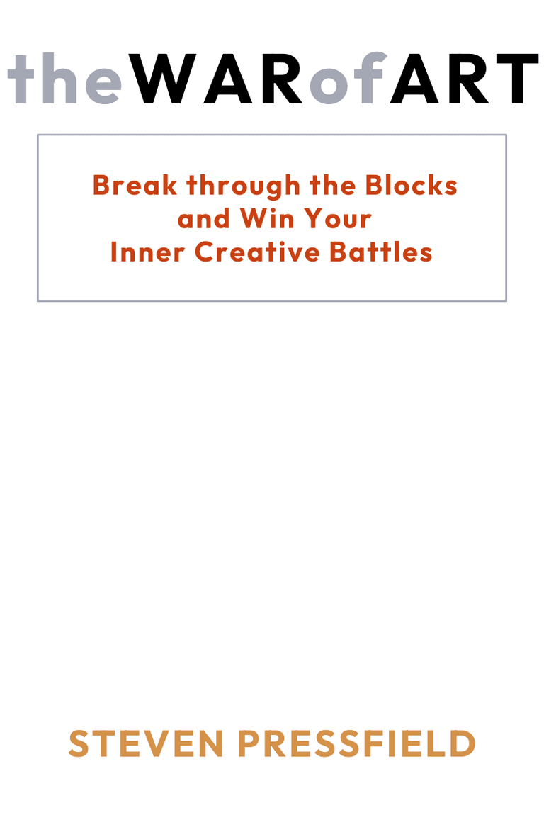 Image for "The War of Art" philosopher note